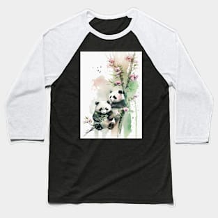 Panda Bears 02 Baseball T-Shirt